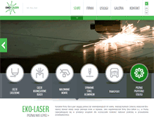 Tablet Screenshot of eko-laser.com.pl